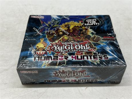 SEALED YU-GI-OH NUMBER 4UNTERS BOX
