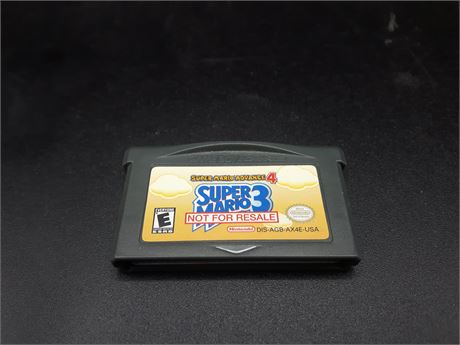 SUPER MARIO BROS 3 (NOT FOR RESALE EDITION) - GAMEBOY ADVANCE