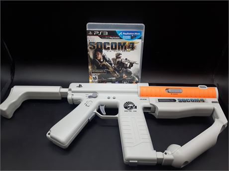 PS3 SOCOM GUN AND GAME - VERY GOOD CONDITION