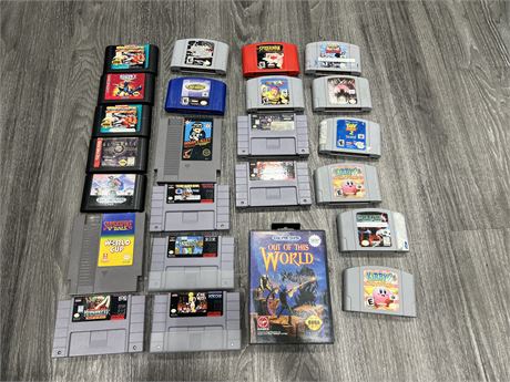 LARGE LOT OF MISC VIDEO GAMES *TESTED WORKING*