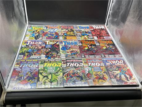 15 THE MIGHTY THOR COMICS (#430 DUPLICATE)