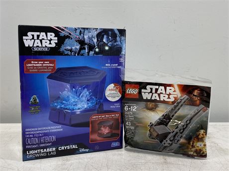 STAR WARS SCIENCE GROW YOUR LIGHTSABER CRYSTAL & SEALED LEGO (30279)