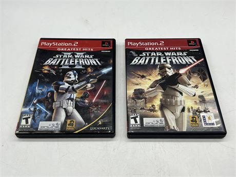 2 PS2 GAMES W/INSTRUCTIONS - GOOD CONDITION