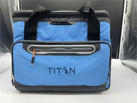 TITAN DEEP FREEZE COOLER WITH STRAP NEVER USED