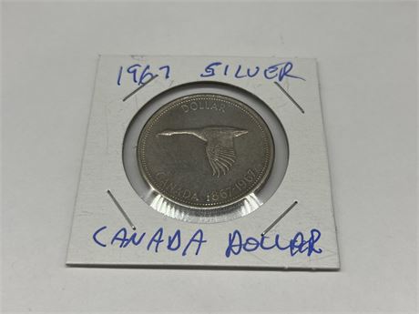 1967 CDN SILVER DOLLAR