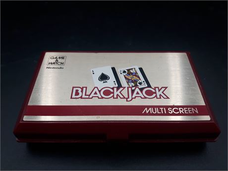 GAME & WATCH - BLACKJACK - VERY GOOD CONDITION