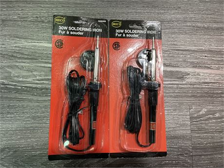 2 NEW 30W SOLDERING IRONS