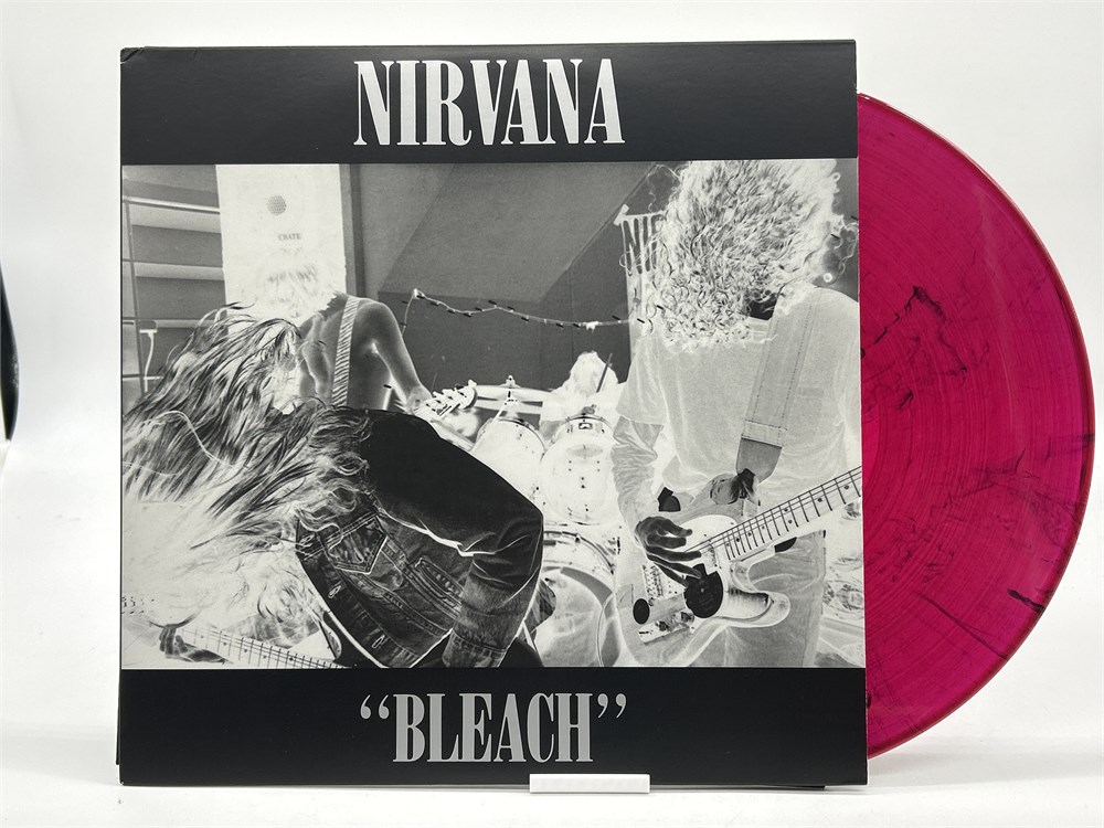 Urban Auctions - 2020 REMASTER - NIRVANA - “BLEACH” - RED/BLACK
