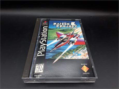 RAIDEN PROJECT - CIB - EXCELLENT CONDITION - PLAYSTATION ONE