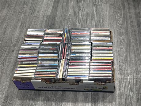 FLAT FULL OF MISC CDS - SOME SEALED