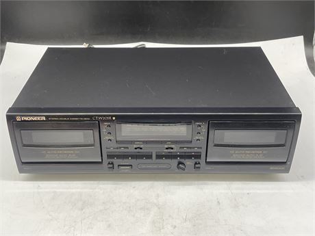PIONEER CT-W205R DUAL CASSETTE PLAYER