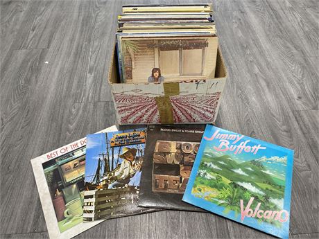 BOX OF VINTAGE LPS-CONDITION VARIES