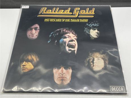 ROLLING STONES UK PRESS - ROLLED GOLD - NEAR MINT (NM)