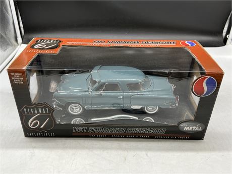 1:18 SCALE STUDEBAKER COMMANDER DIECAST IN BOX