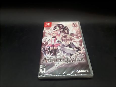 SEALED - RECORD OF AGAREST WAR - SWITCH