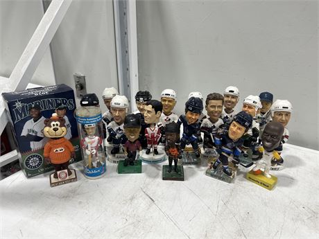 COLLECTION OF BOBBLE HEADS