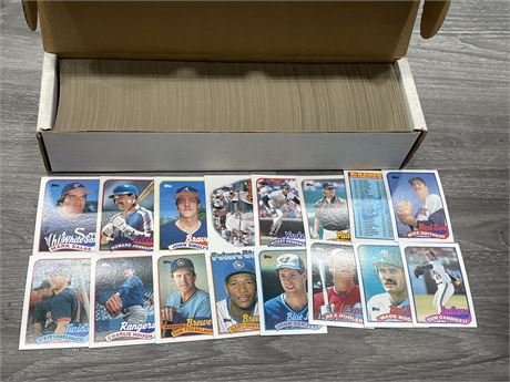 1989 TOPPS BASEBALL CARD SET (UNSURE IF COMPLETE)