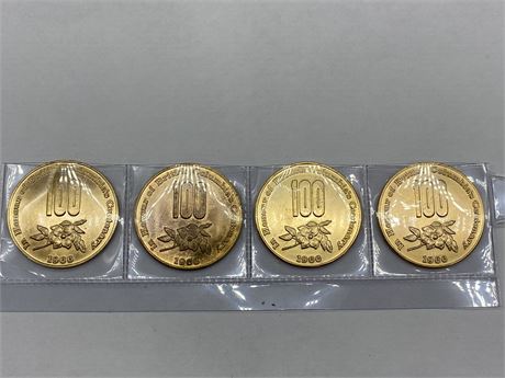 4 1966 - 100 COINS