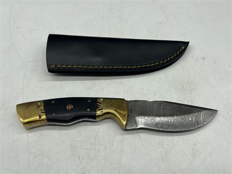 BESKAR STEEL KNIFE W/SHEATH (8.5”)