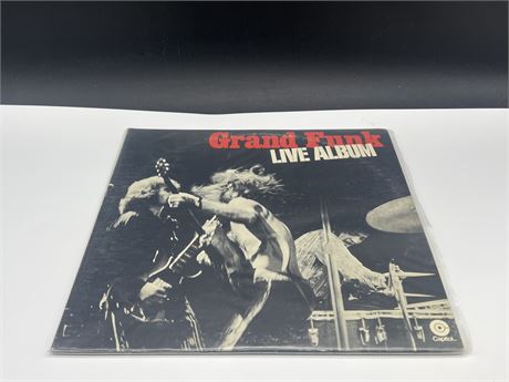 GRAND FUNK - LIVE ALBUM - VG (SLIGHTLY SCRATCHED)