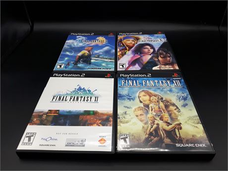 FINAL FANTASY COLLECTION OF FOUR GAMES (PLAYSTATION 2)