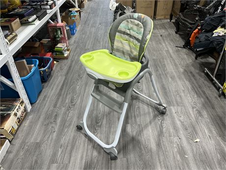 ROLLING BABY HIGHCHAIR - CLEAN CONDITION (43” tall)