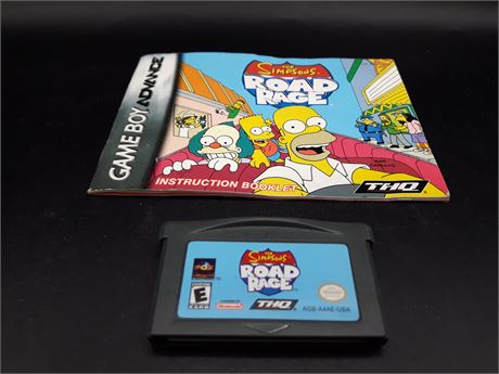 SIMPSONS ROAD RAGE WITH MANUAL - GAMEBOY ADVANCE