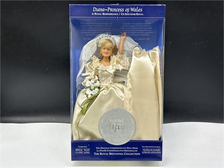 LADY DIANA SPECIAL WEDDING DRESS DOLL - NEW IN BOX