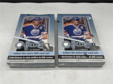 2 SEALED 2011/12 OPC NHL BOXES