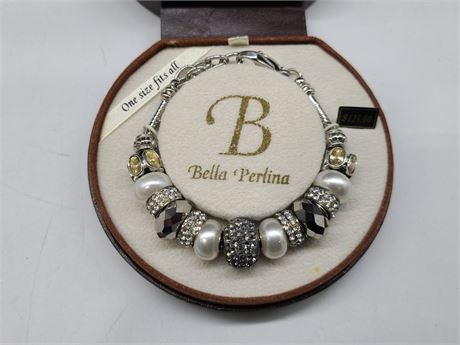 BELLA PERLINA BRACELET WITH ORIGINAL $125 TICKET