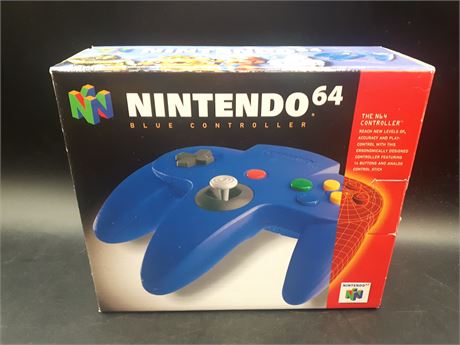 N64 CONTROLLER WITH BOX - EXCELLENT CONDITION