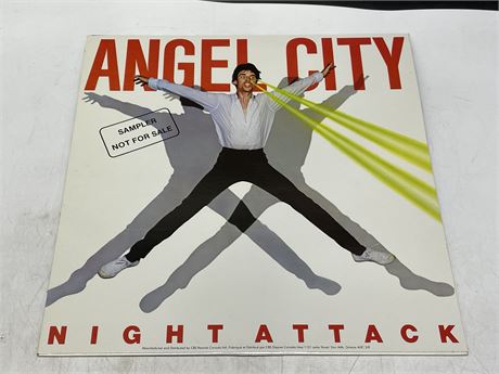 RARE ANGEL CITY ONE SIDE & MEN AT WORK ON THE OTHER - SAMPLER - NEAR MINT (NM)