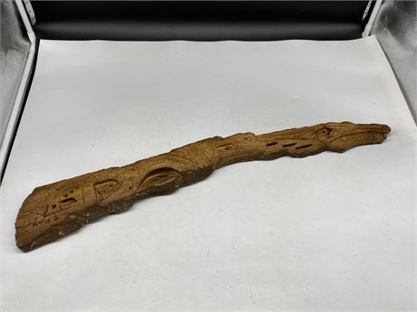 WOODEN WALL CARVING (28” Long)
