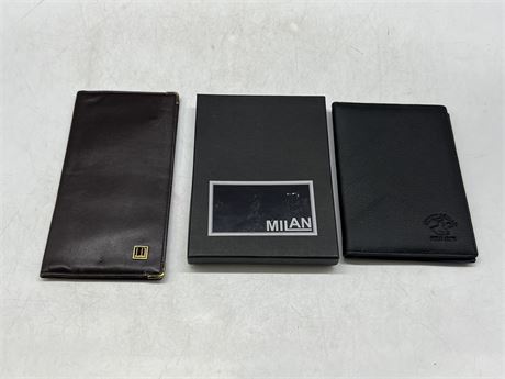DUNHILL BILLFOLD & NEW POLO CLUB WALLET