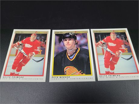3 ROOKIE CARDS
