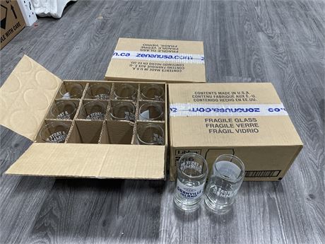 3 BOXES OF LIBBEY GLASS CANS (1 DOZEN / BOX 36 IN TOTAL)