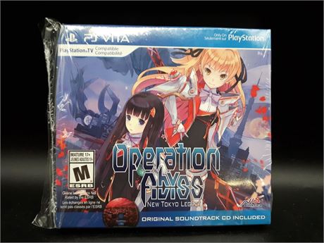 OPERATION ABYSS - COLLECTORS EDITION WITH CD - MINT - PS VITA