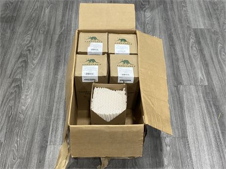 5 BOXES OF PAPER STRAWS - 350 STRAWS PER BOX
