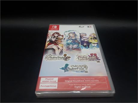SEALED - ATELIER MYSTERIOUS TRILOGY DELUXE PACK - SWITCH