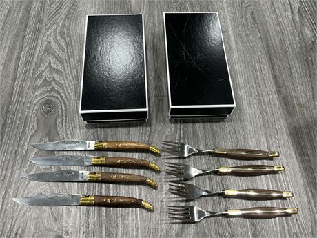 LAGUIOLE BOUGMA (France) STEAK KNIVES & FORKS