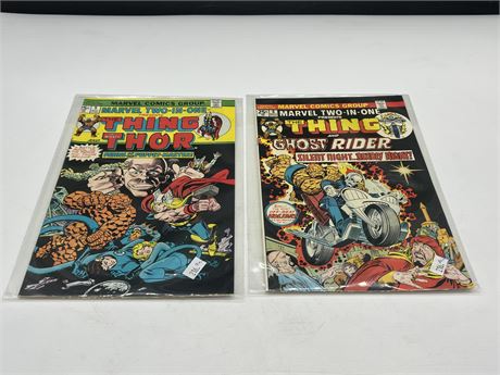 MARVEL TWO IN ONE #8 & 9