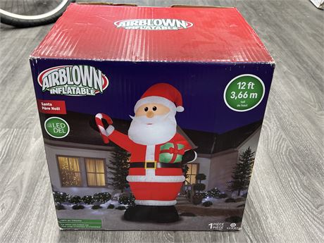 NEW 12FT MONSTER SIZED AIRBLOWN INFLATABLE LED SANTA