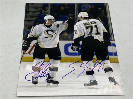 SIGNED CROSBY / MALKIN PICTURE 8”x10”