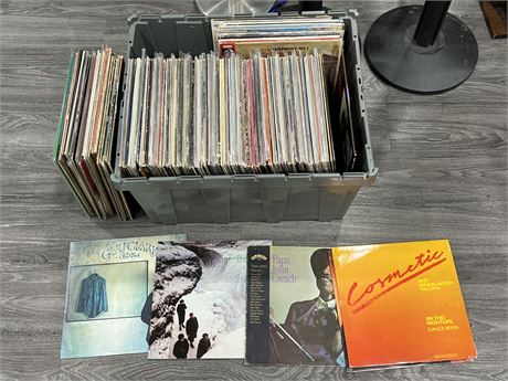 LARGE BOX OF MISC RECORDS - MOST SCRATCHED / SLIGHTLY SCRATCHED