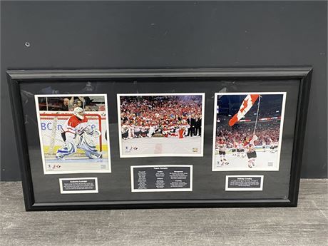 TEAM CANADA VANCOUVER OLYMPIC HOCKEY PICTURE (34”X18”)