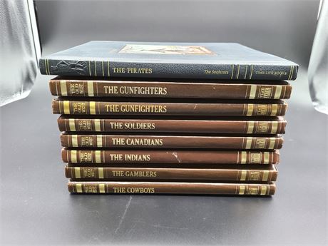 7 BOOKS OF THE OLD WEST (HARD COVER)