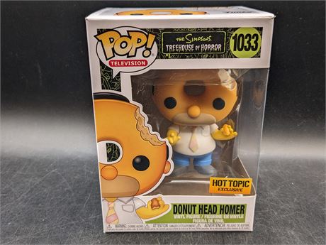 SIMPSONS TREEHOUSE OF HORROR - DONUT HEAD HOMER #1033 - HOT TOPIC EXCLUSIVE