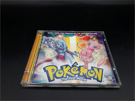 POKEMON THE FIRST MOVIE SOUNDTRACK - MUSIC CD - MINT CONDITION