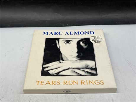 MARC ALMOND - TEARS RUN RINGS - LIMITED EDITION 45RPM BOX SET - COMPLETE