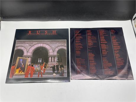 RUSH - MOVING PICTURES W/ ORIGINAL INNER SLEEVE - VG+